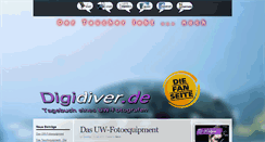 Desktop Screenshot of digidiver.de