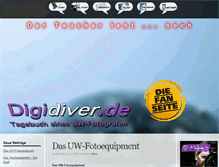 Tablet Screenshot of digidiver.de